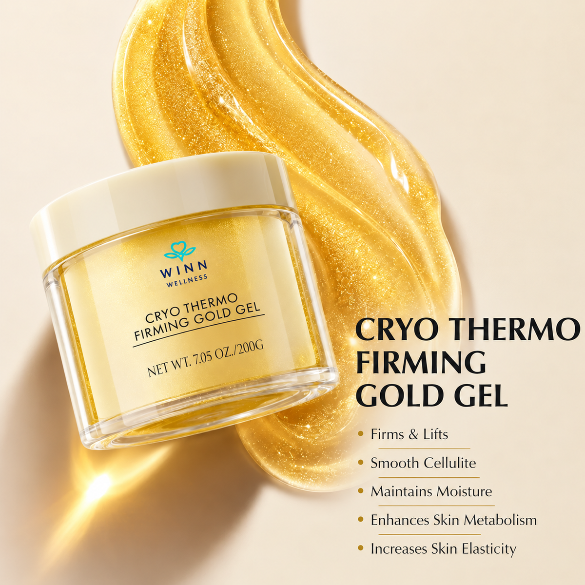 CryoGold™ Cryo-Thermo Firming Body Gel | 200g